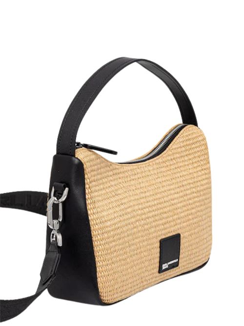 Borsa in rafia con logo Karl Lagerfeld jeans | B2W30115106